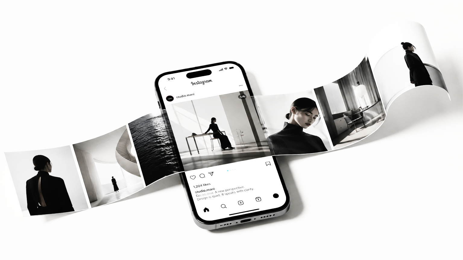 Smartphone con feed social: cosa pubblicare sui social partendo dalla direzione giusta